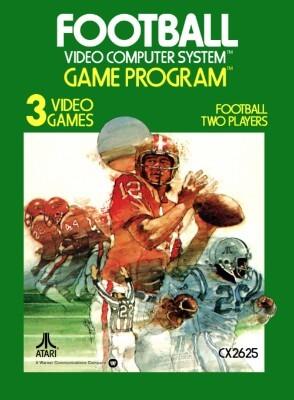 Football box art Atari 2600