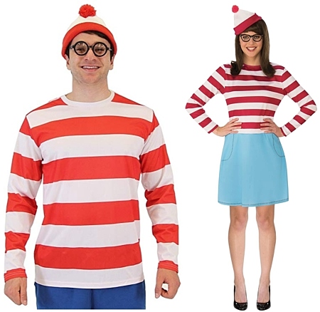 Where's Waldo and Wenda Costumes