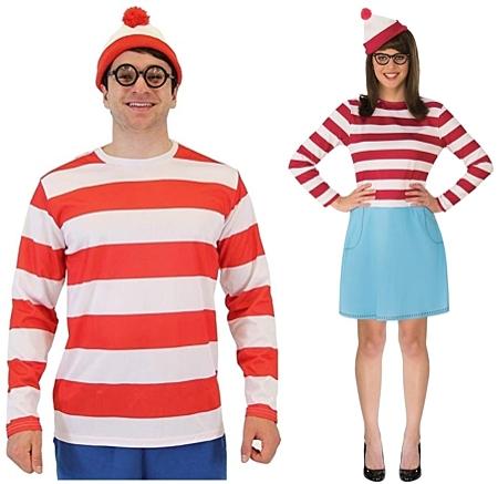 Where's Waldo and Wenda Costumes