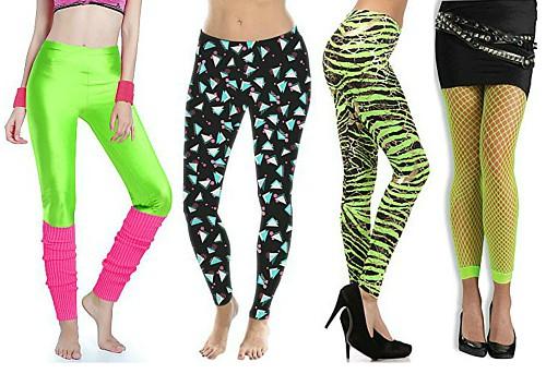 Fall Clothing 80s Accessories for Women Neon Leggings for Women