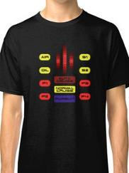 Knight Rider 80s KITT Dashboard T-shirt by Redbubble