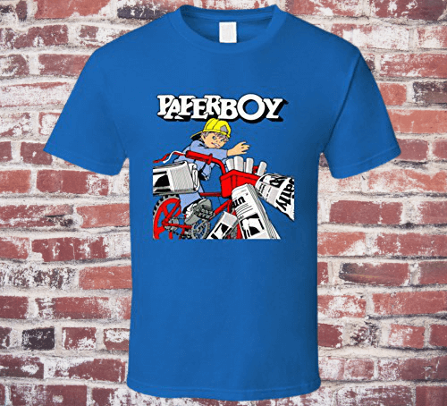 Atari Paperboy T-shirt, Blue