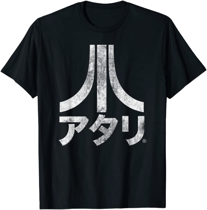 Atari Japanese Logo T-shirt, Black