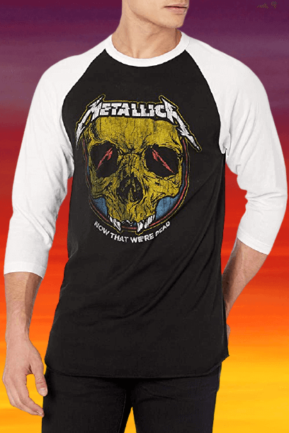 Metallica Raglan Baseball Shirt