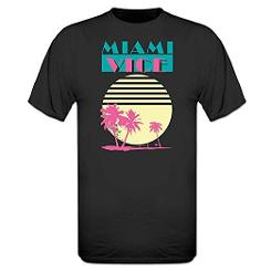 Miami Vice Sunset Palms T-shirt