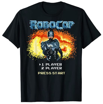 Robocop 80s Video Game T-shirt
