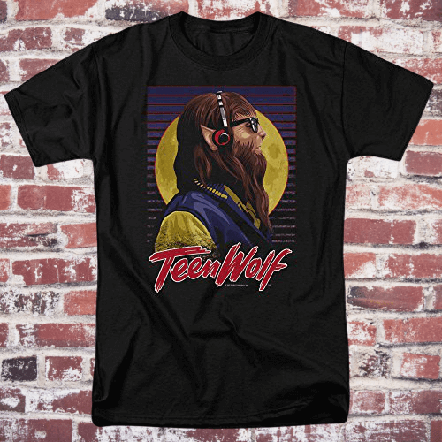 Teen Wolf 80s T-shirt for Men, Officially Licensed