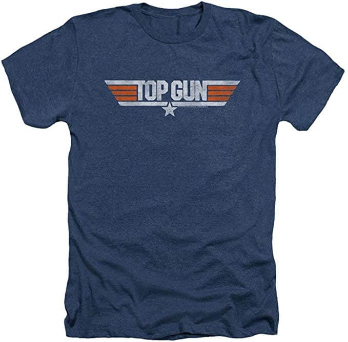 Top Gun 80s Logo T-shirt, Blue.